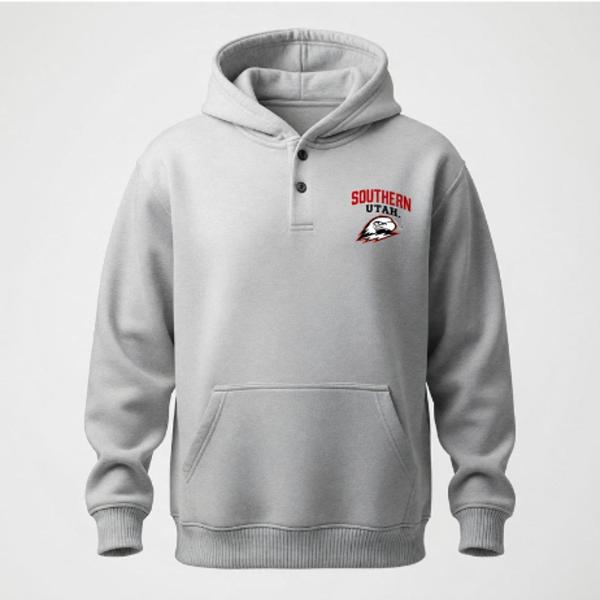 CI Sport Button Hood Light Grey Southern Utah/Thor; $54.00