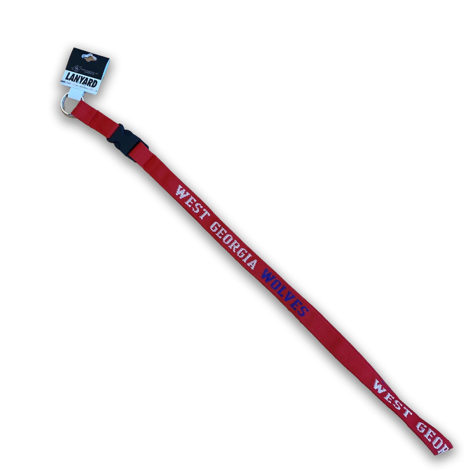 image of: WEST GA WOLVES WOVEN LANYARD