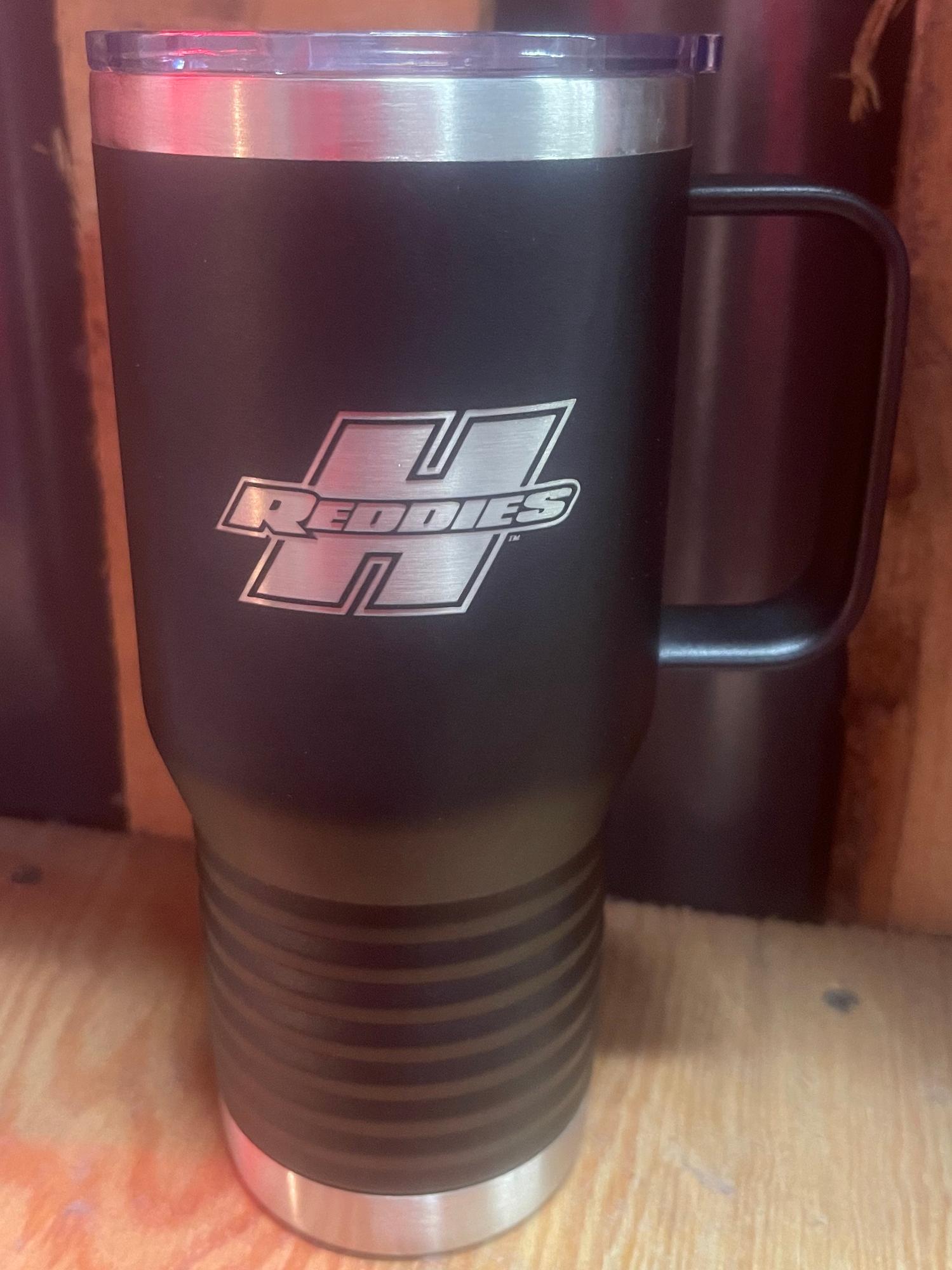 Product image 2 of 3 for Reddies 20oz Powder Coated Handled Travel Mug
