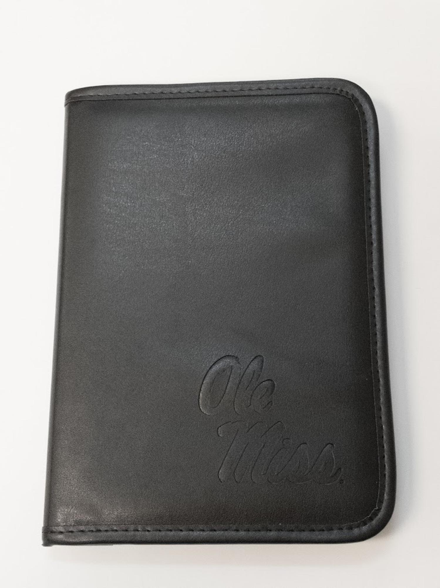 image of: Ole Miss Professional Jr. Padfolio Black
