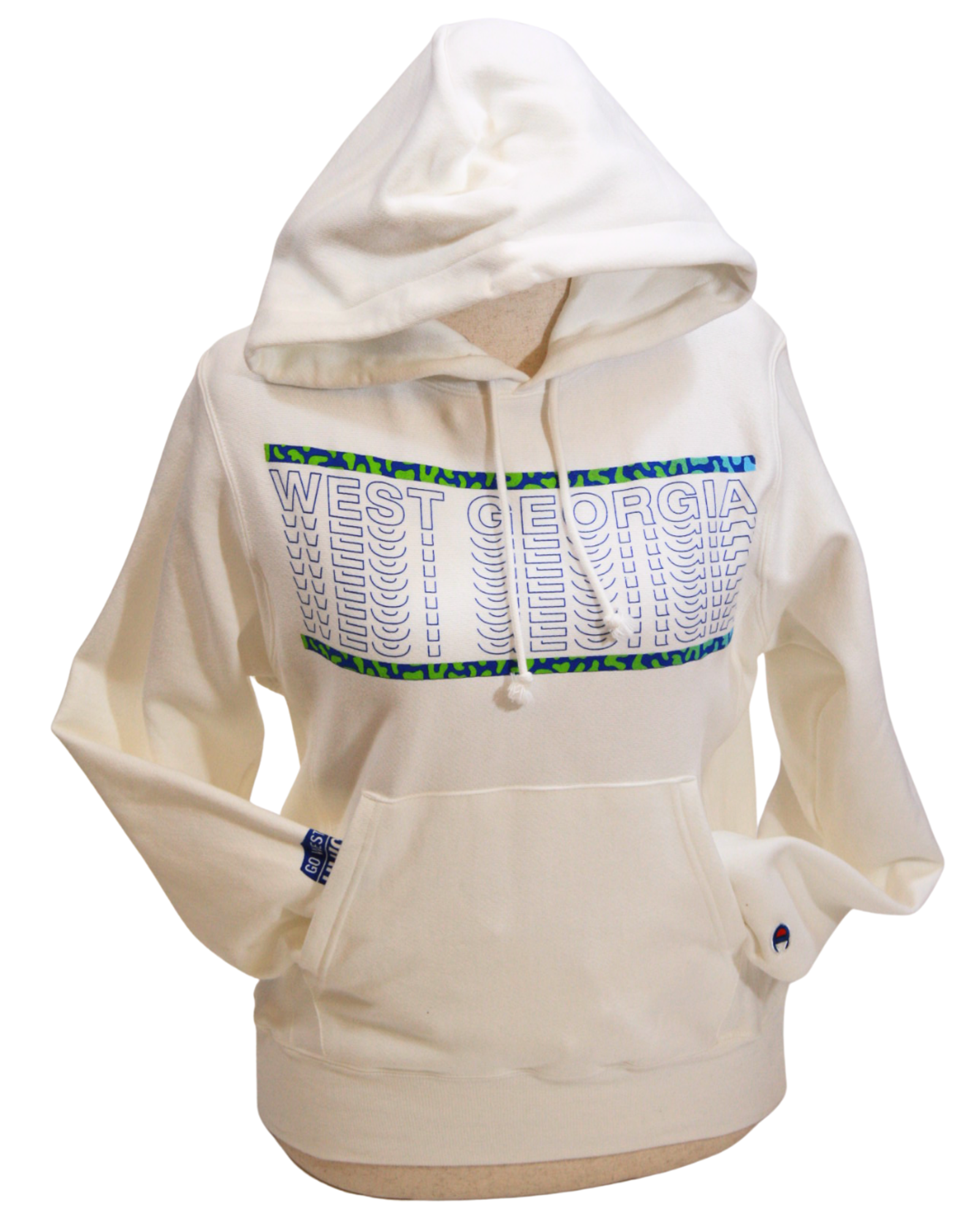 Product image 2 of 2 for CHAMPION SHIELD LOGO WEST GEORGIA TEXT HOODIE