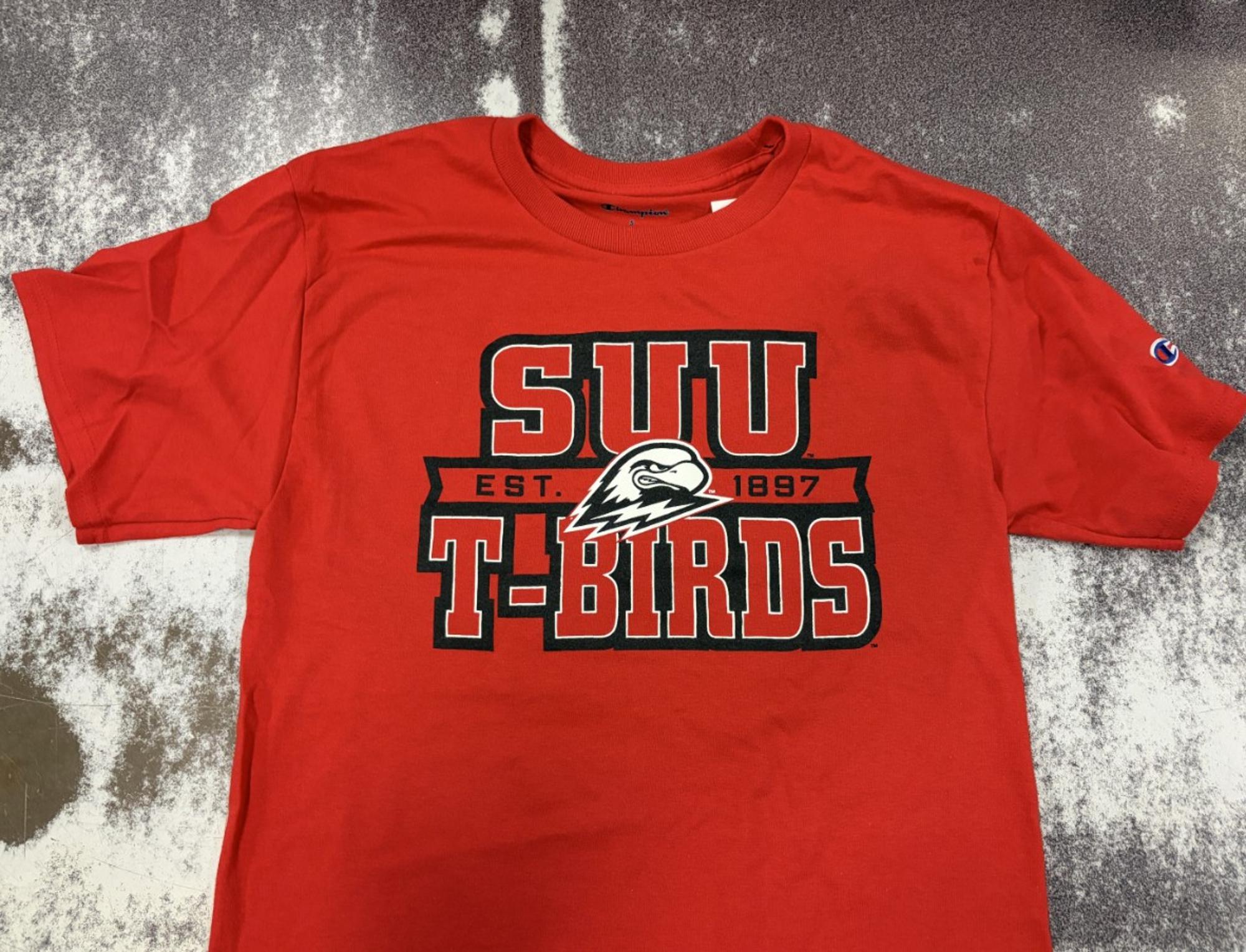 Product image 1 of 1 for CHAMPION TEE S/S RED SUU/T-BIRDS 1897