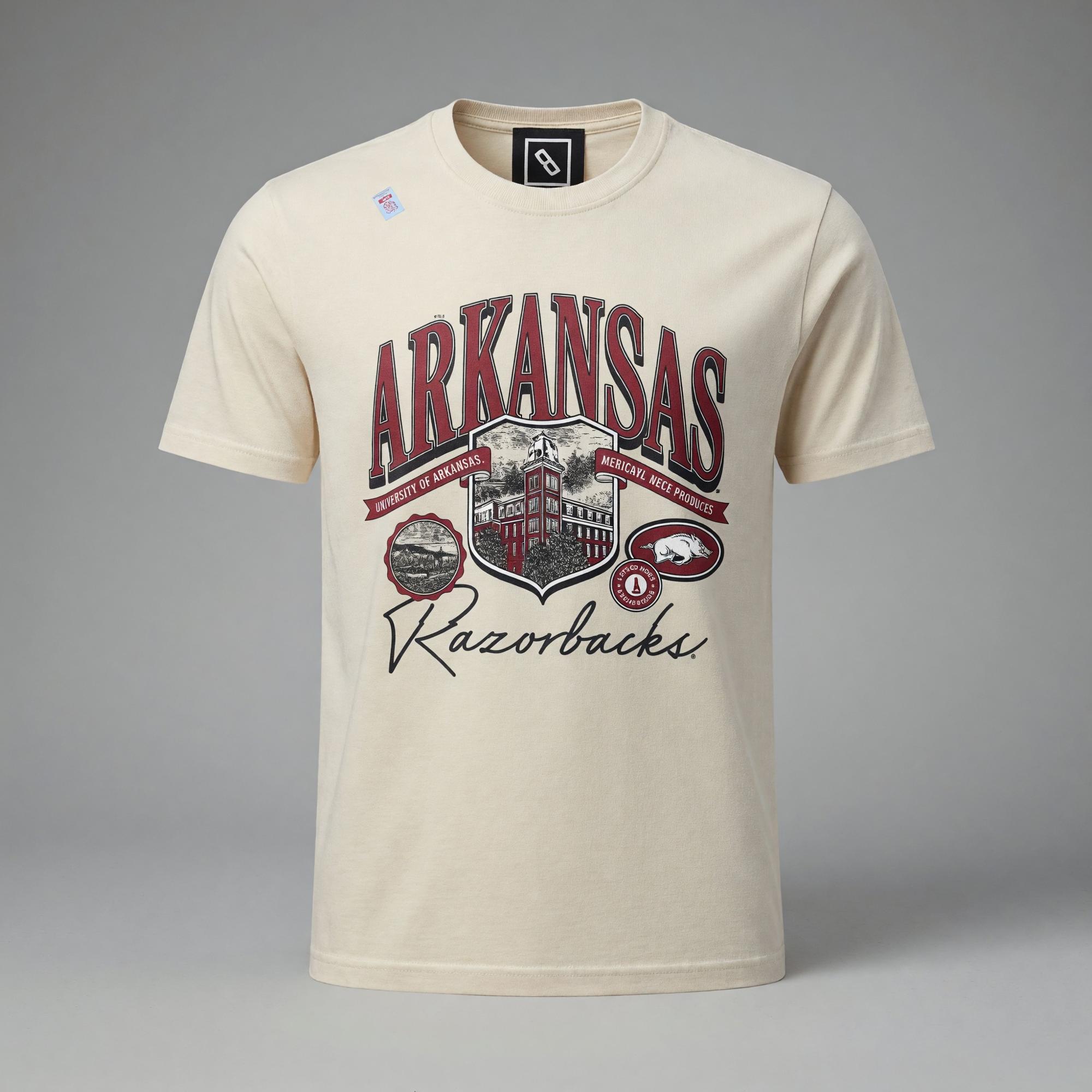 Product image 1 of 3 for Arkansas Razorbacks Collegiate Badges SS Crew