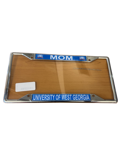 MOM UNIV. WEST GA LICENSE PLATE FRAME; $19.99