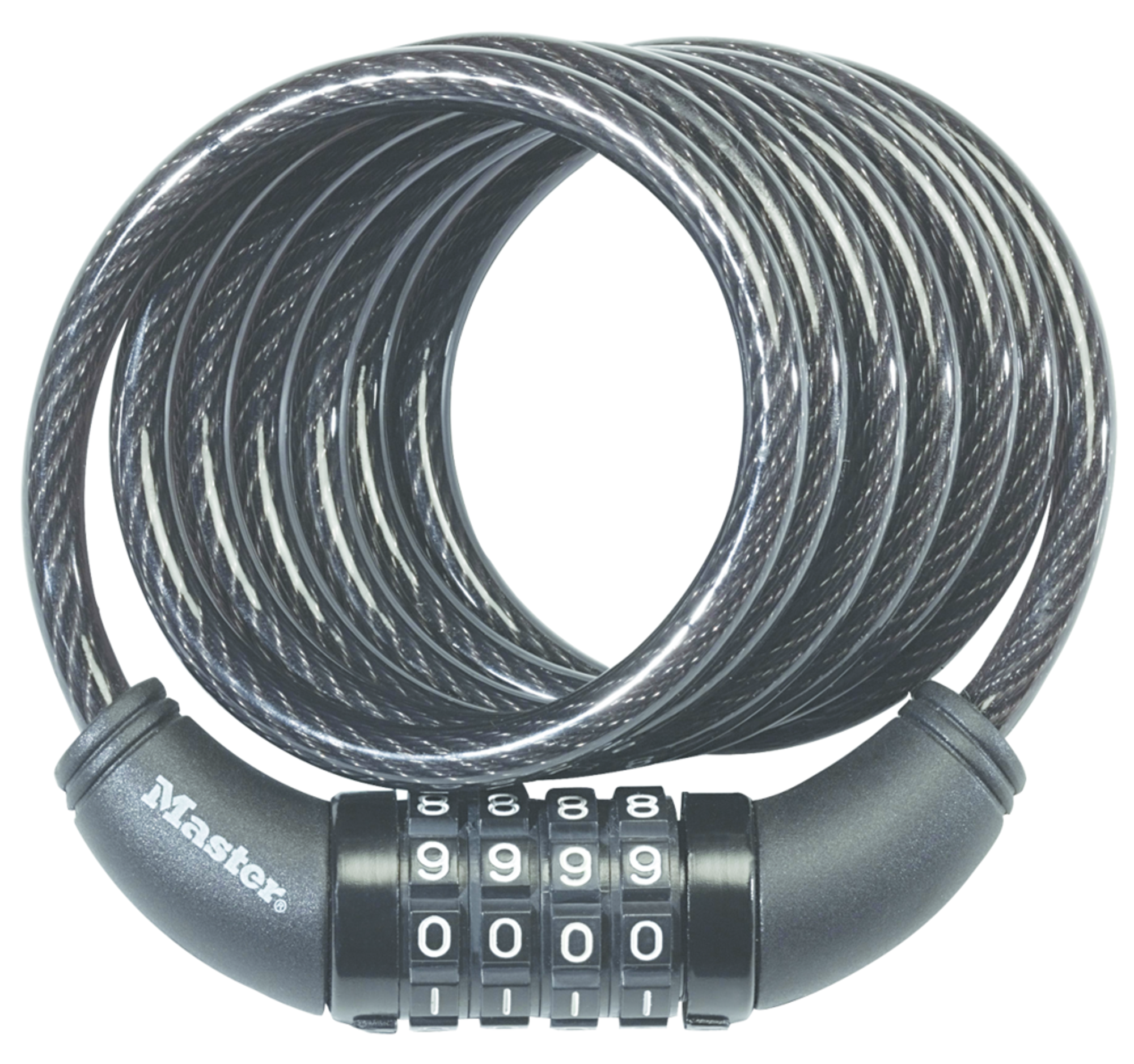 image of: Master Lock Quantum 8 Combination Cable Lock 6ft