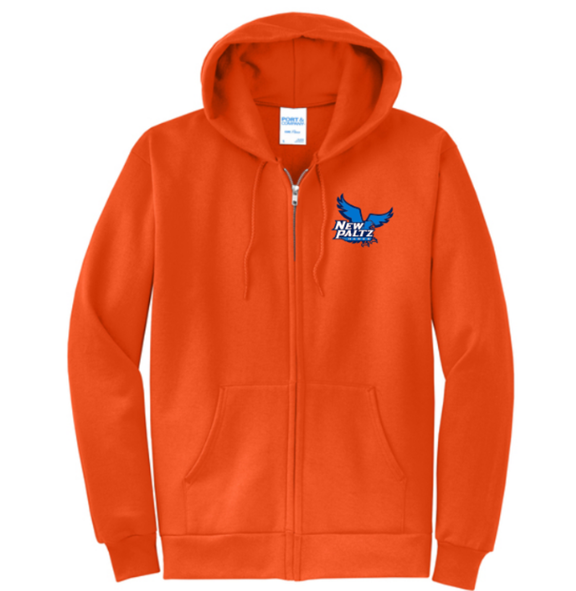 Product image 1 of 1 for Port & Co Orange Fleece Full Zip