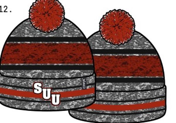 CapX Beanie – Stratum SUU Red/Black; $32.00