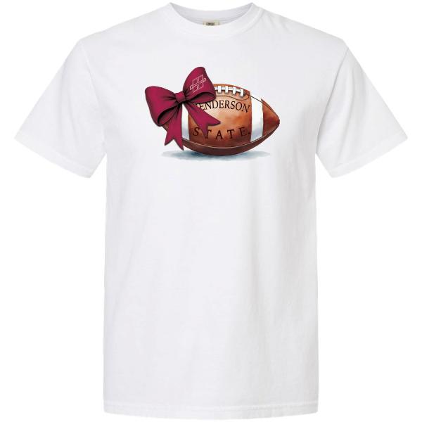 Henderson State Football Bow Short Sleeve Tee; $29.99