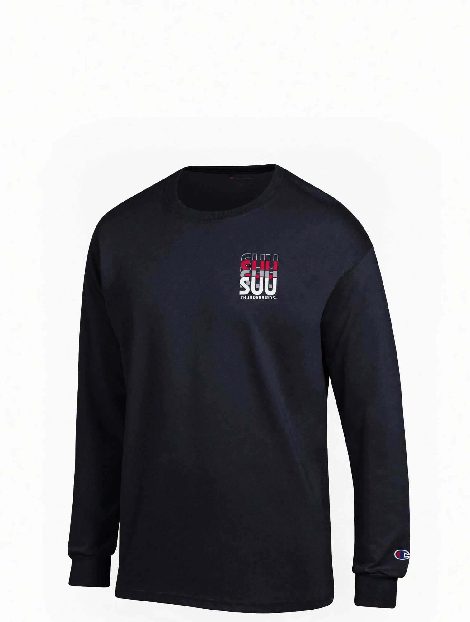 Product image 1 of 1 for Champion Tee Black SUU Thunderbirds Unisex