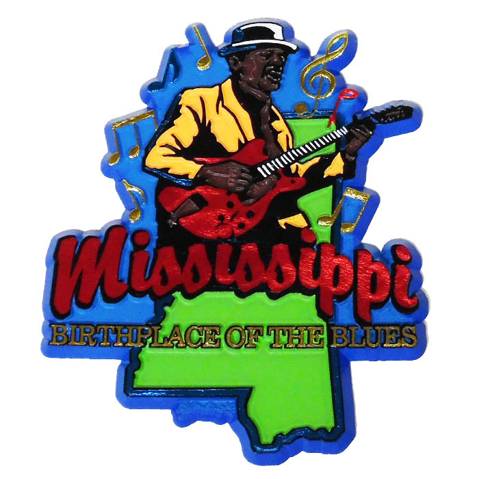 image of: Mississippi Birthplace of the Blues 2D Magnet