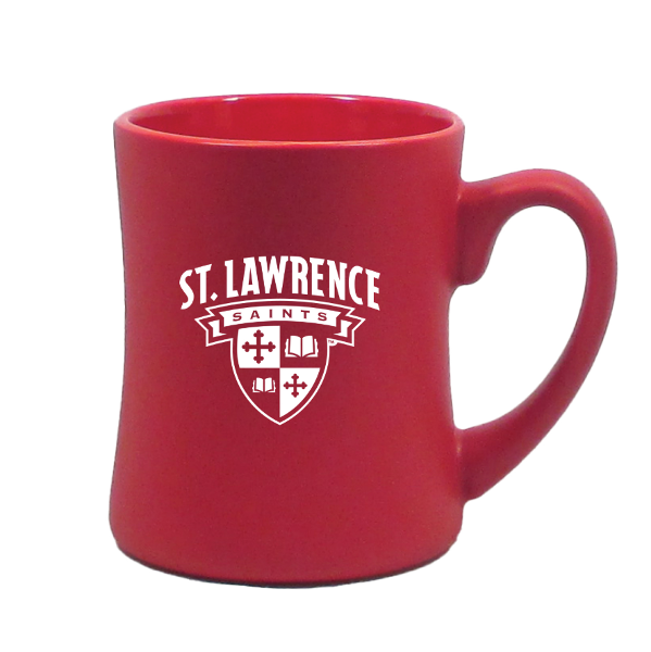 Oversized University Mug Red with St. Lawrence Shield; $14.95