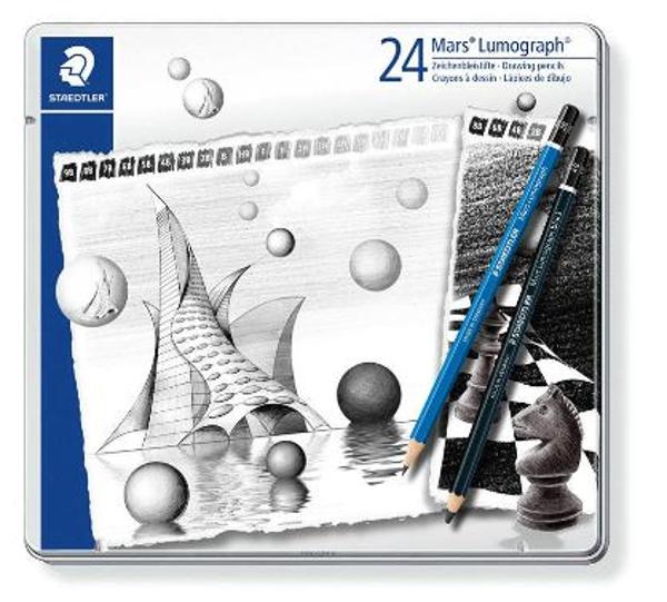 Staedtler Lumograph Drawing Pencil Set 24pc; $49.95
