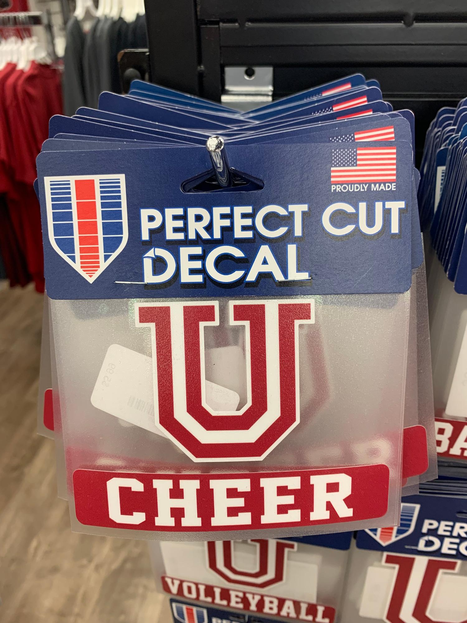 image of: Union University Cheer Perfect Cut Decal