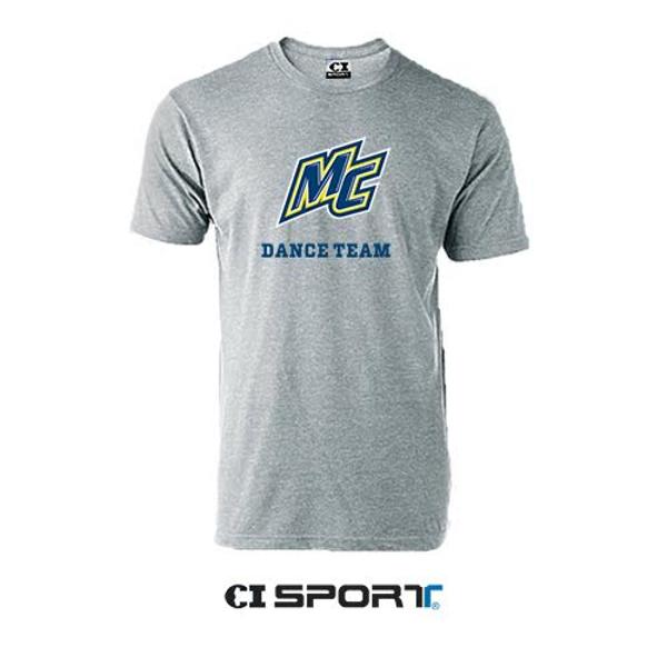 MC Dance Team Tee Heather Grey; $19.99