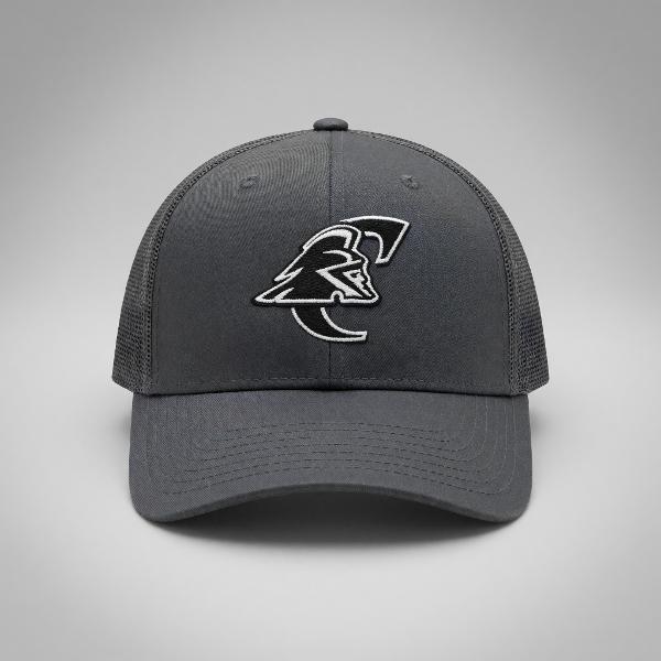 Grey Steel Trucker Cap; $18.99