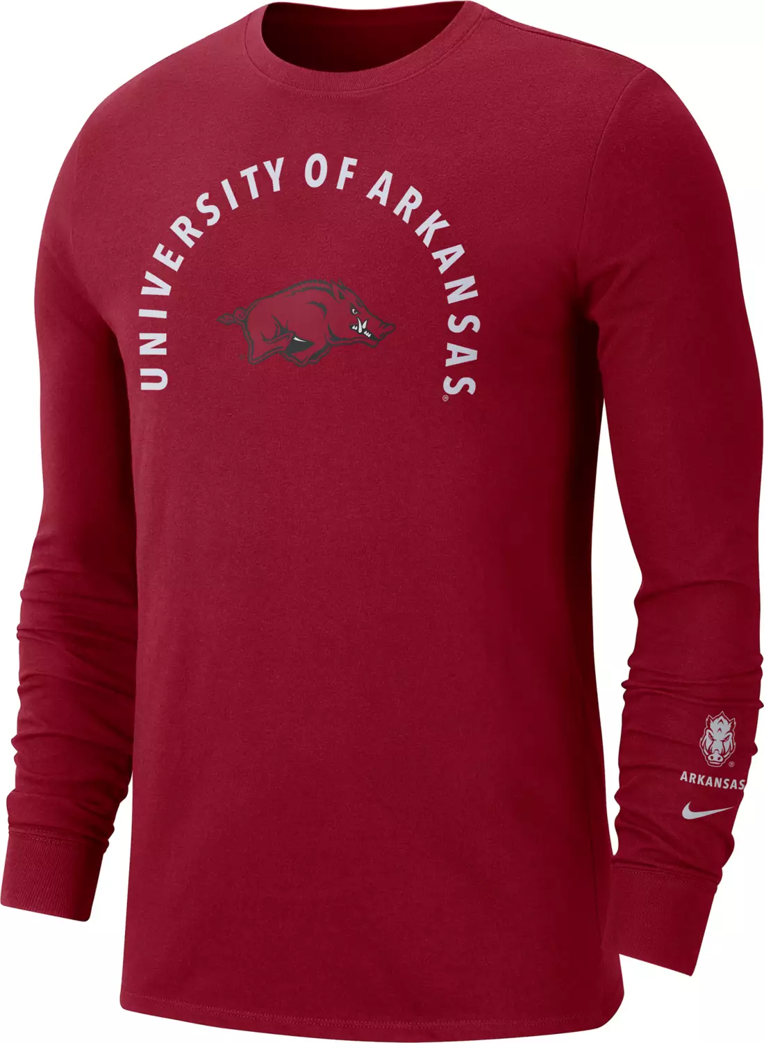 image of: Arkansas Razorback Nike Long Sleeve Tee
