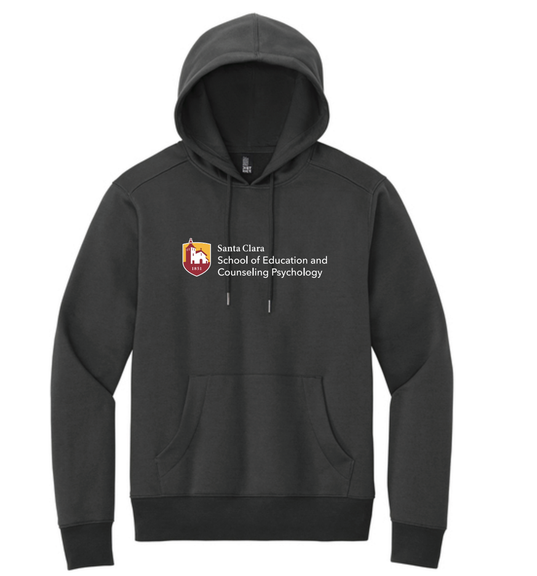 Product image 1 of 1 for SCU School of Education Counseling and Psychology Perfect Weight Fleece Hoodie, Charcoal