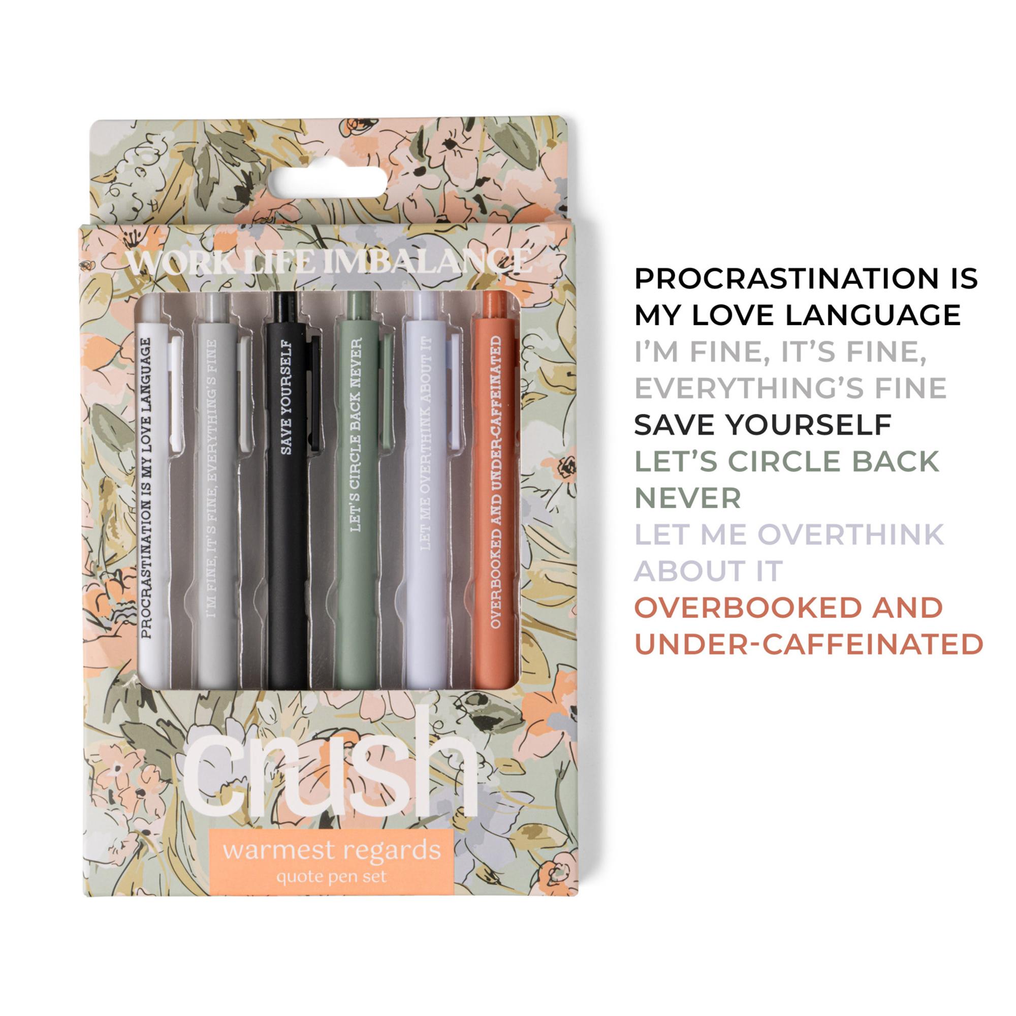 Product image 4 of 5 for CRUSH Quoteable Pen Set