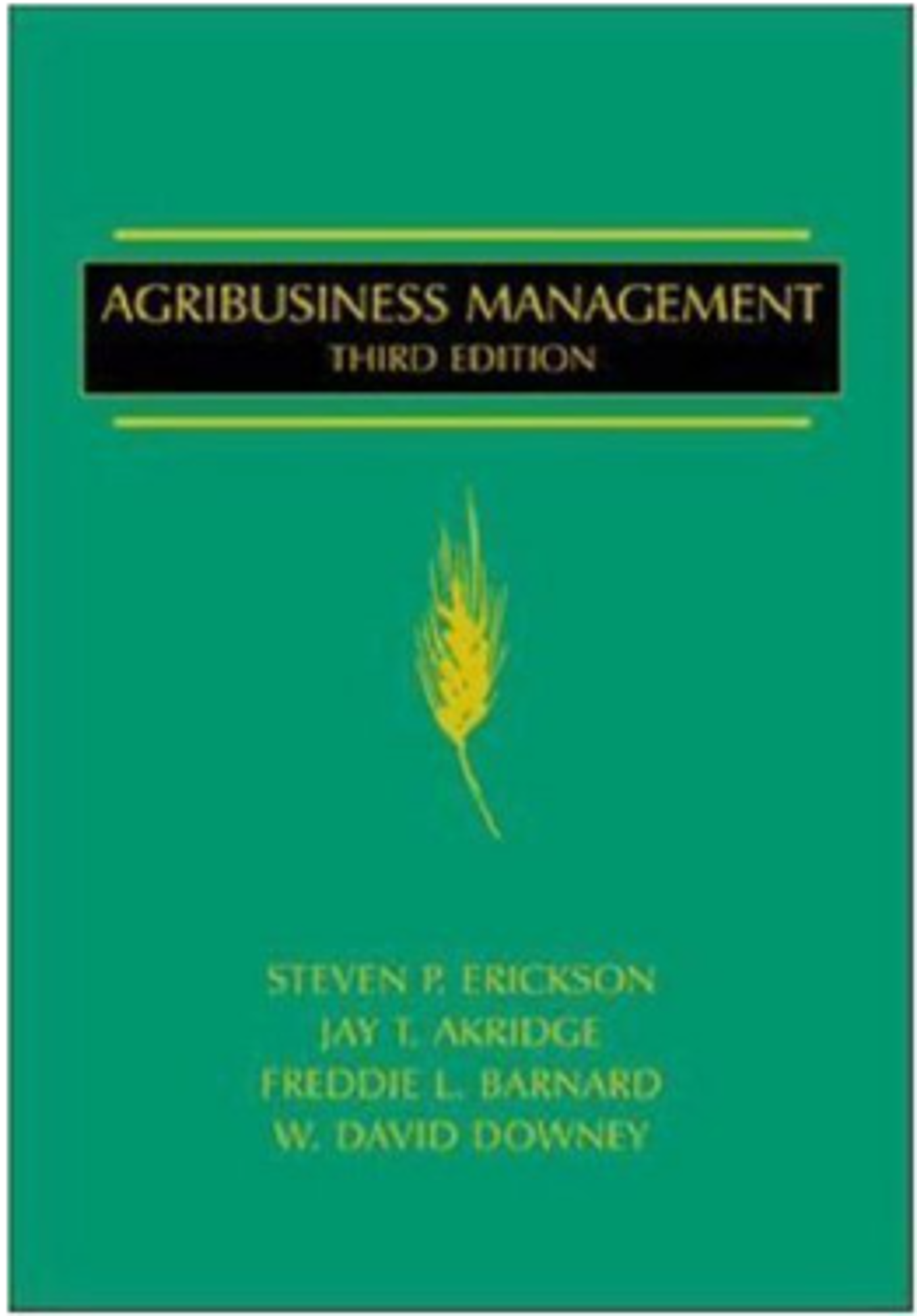 Cover image for Agribusiness Management
