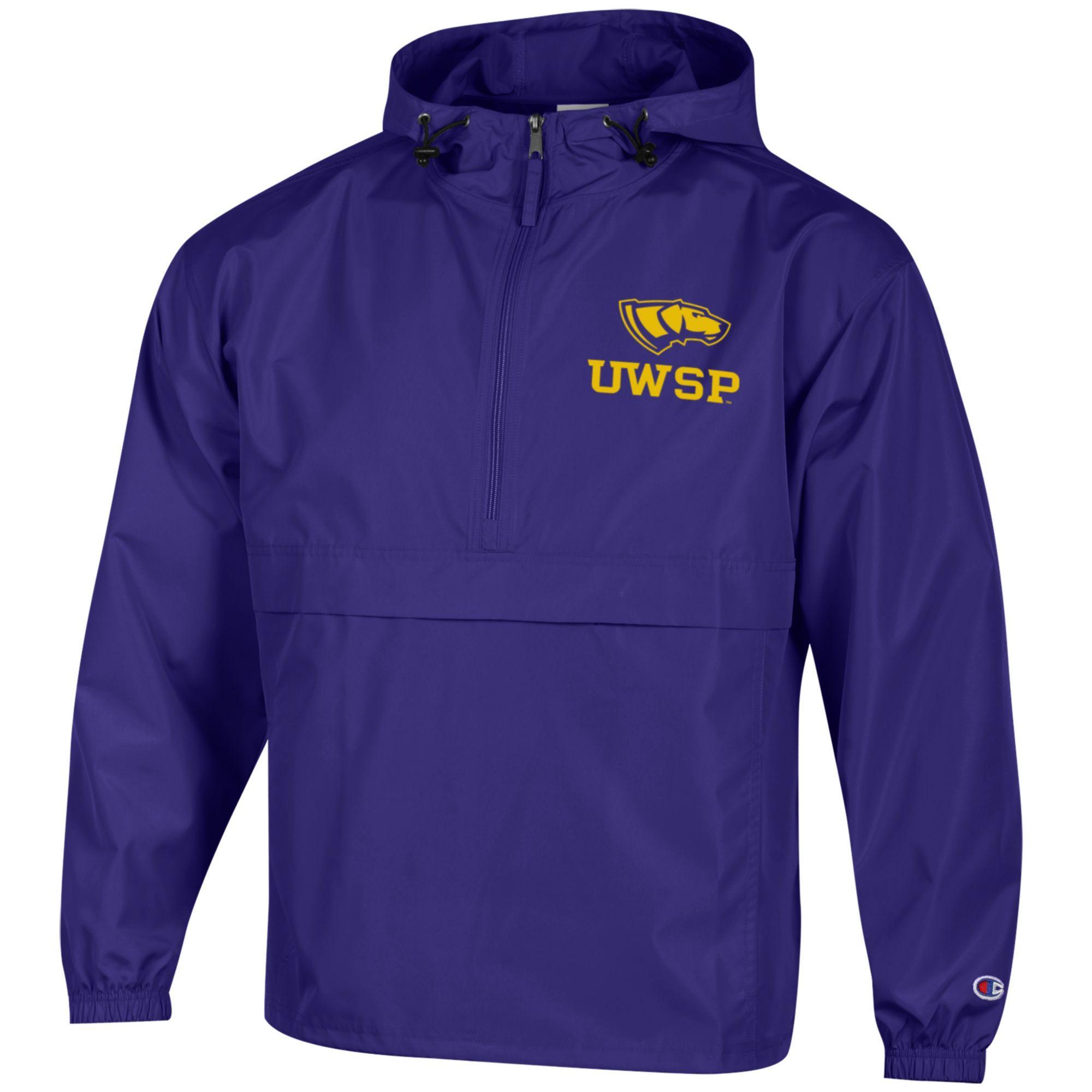 Product image 1 of 1 for UWSP Champion Pointers Pack-N-Go Jacket, Purple