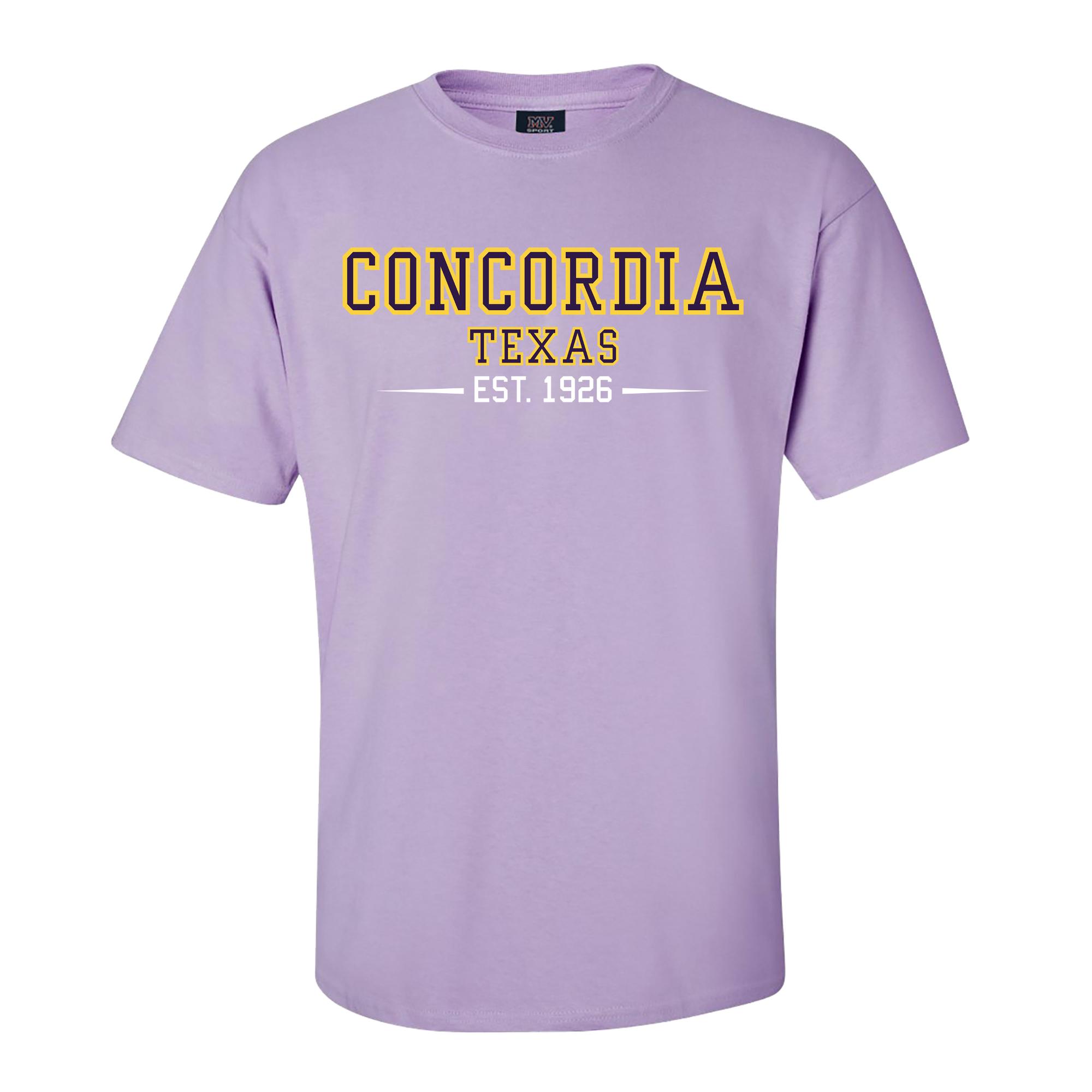 image of: Concordia Est. 1926 Tee Lilac