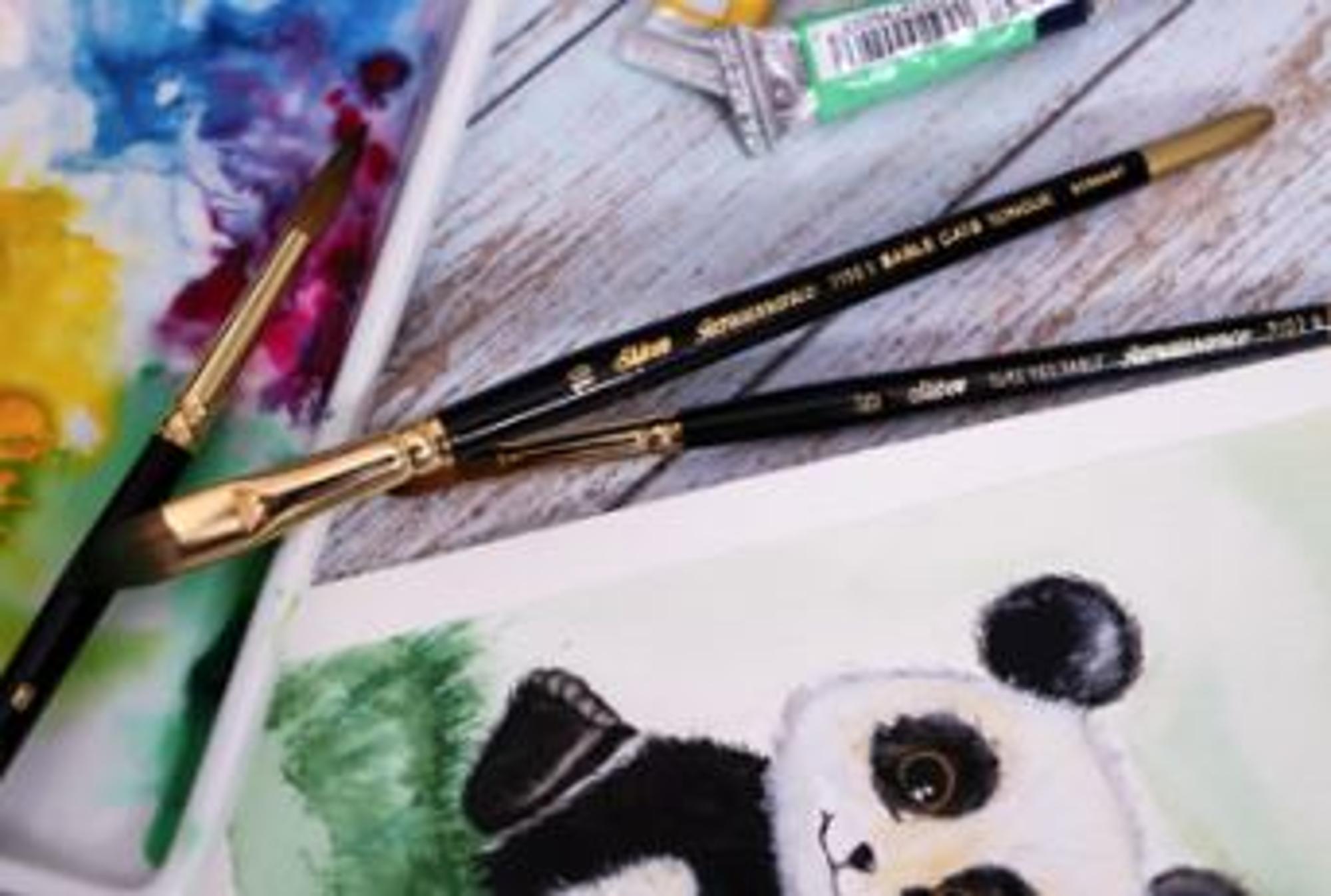 image of: Renaissance Sable Short Handle Brushes