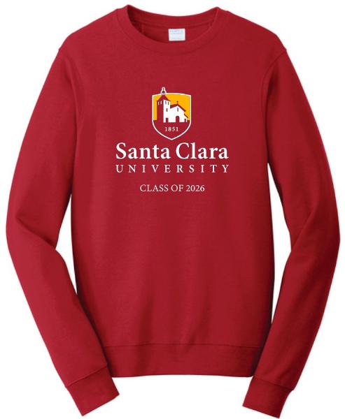 Santa Clara University Class of 2026 Crewneck Sweatshirt; $37.98