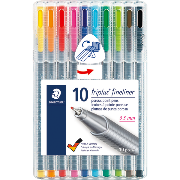 TRIPLUS FINELINER PEN STAEDTLER; $9.99