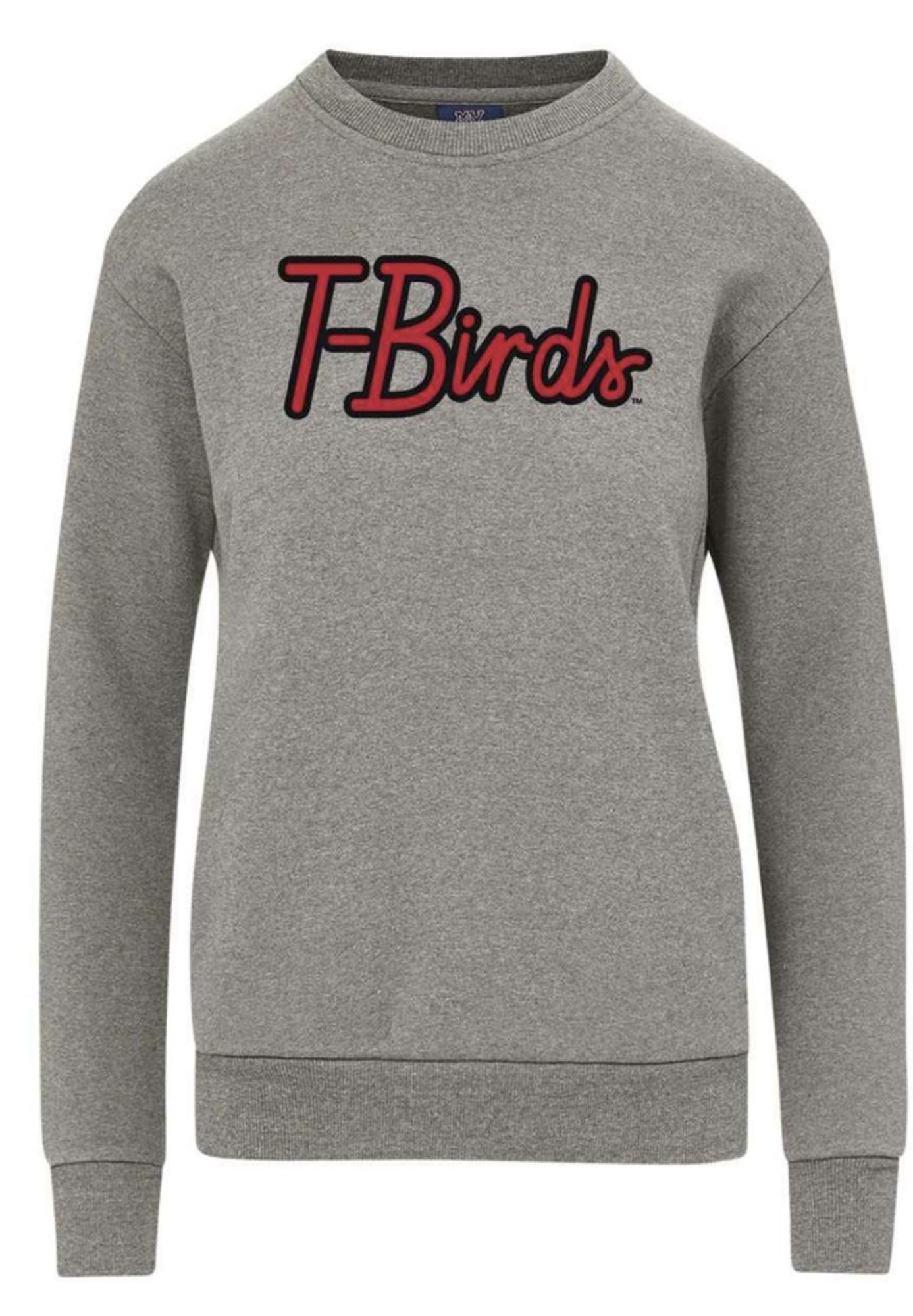 Product image 1 of 1 for MV SPORT WOMENS GRAY CREW T-BIRDS