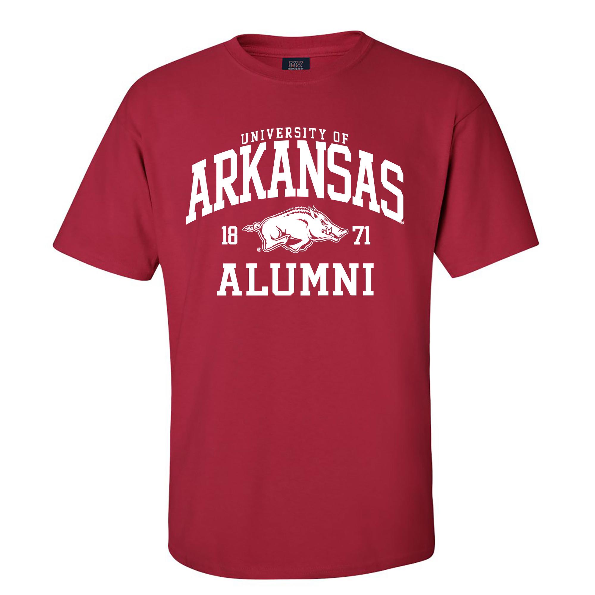 image of: University of Arkansas Logo Alumni Short Sleeve Tee