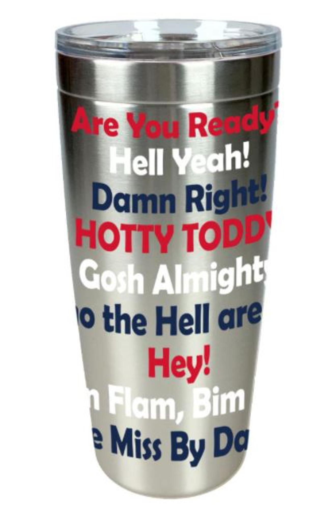 image of: Hotty Toddy Chant Two-Sided Stainless Steel Tumbler 20oz