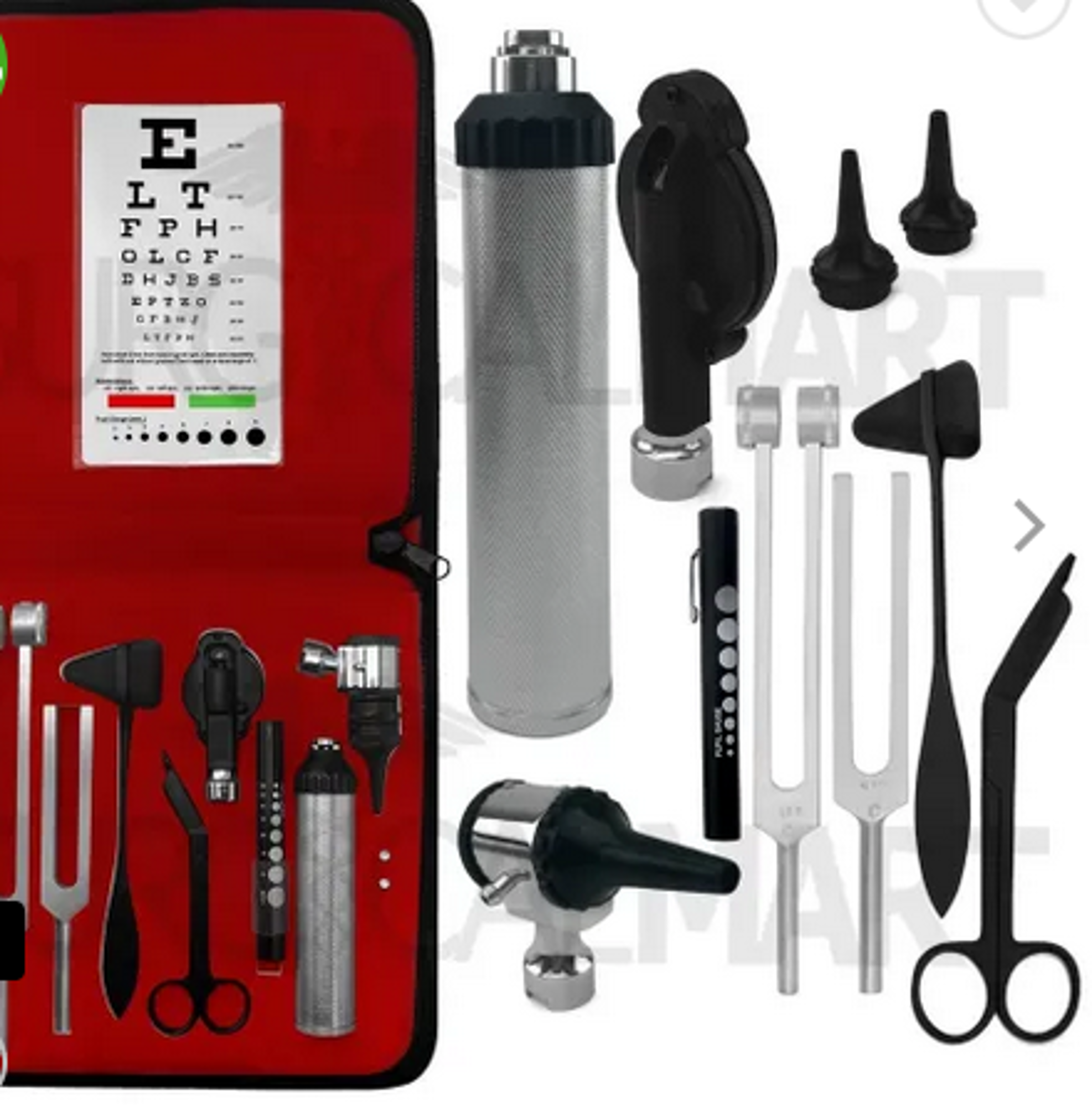 image of: Multi Purpose Diagnostic Kit for Neurological, EMT & Eye Exams