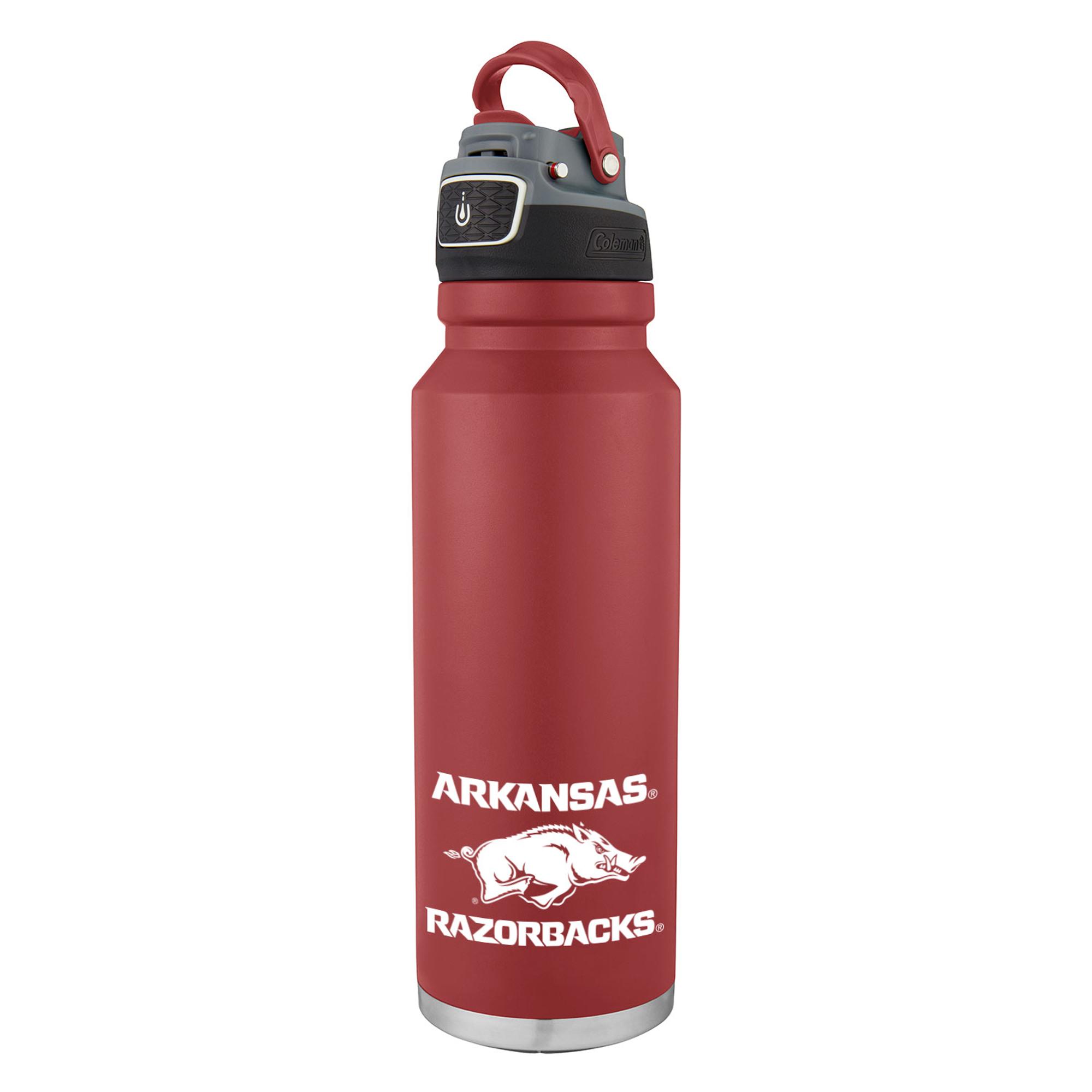image of: Arkansas Razorbacks Coleman 40oz. Freeflow Bottle - Red