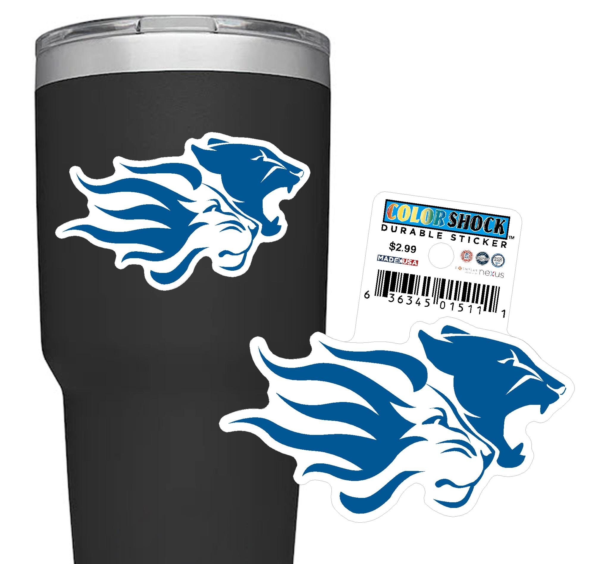 Product image 1 of 1 for Textured Sticker - Lions
