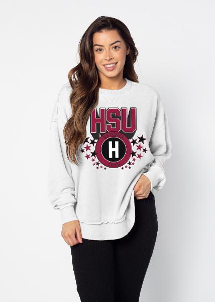 HSU Reddies Stars Campus Pullover; $59.99