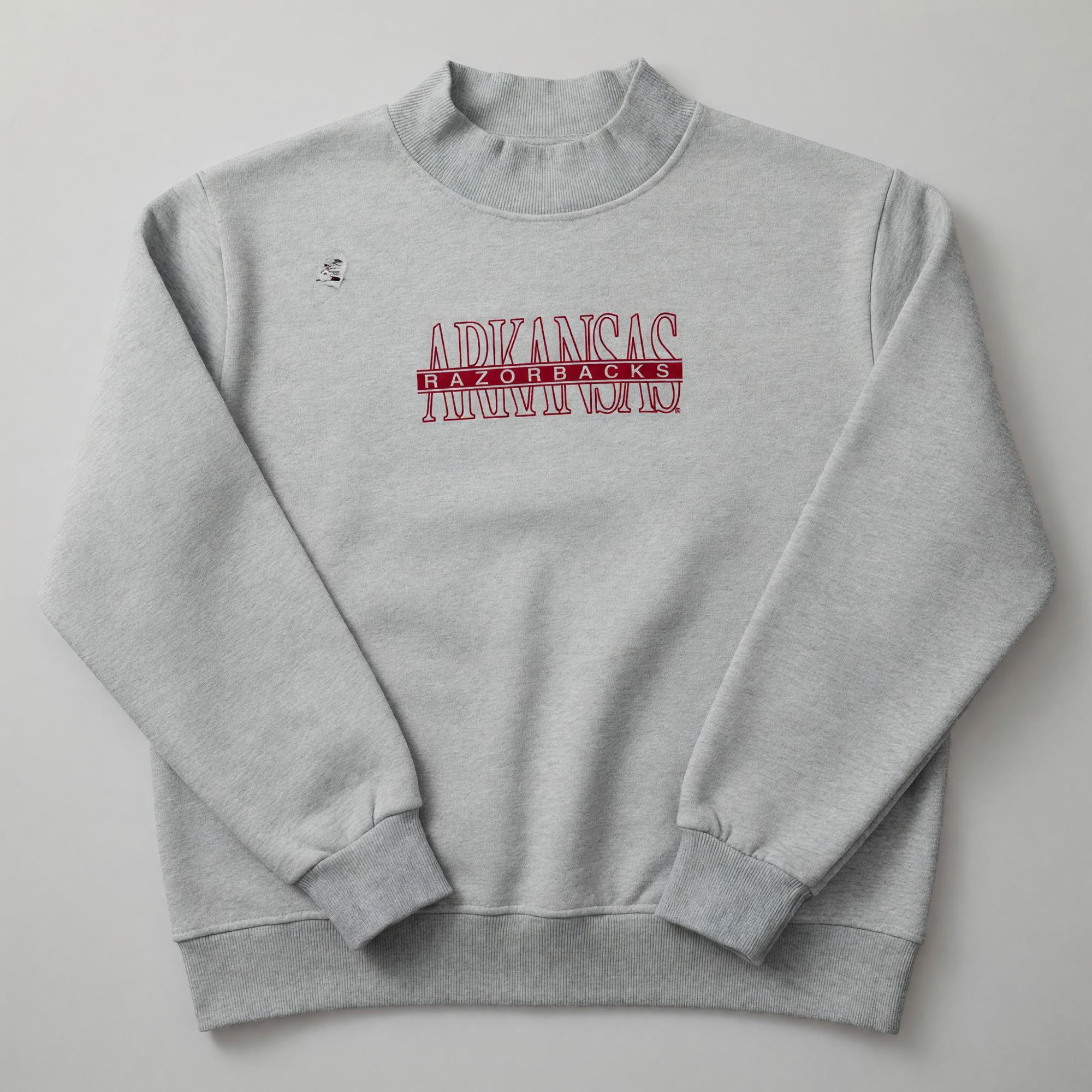 Product image 1 of 3 for Arkansas Razorbacks Stripe Tap Stitch Mockneck