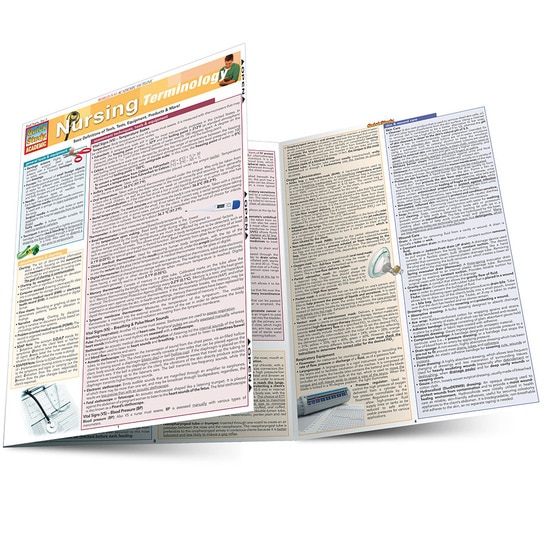 Cover image for NURSING TERMINOLOGY LAMINATED REFERENCE GUIDE