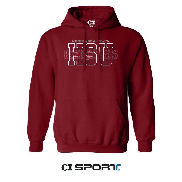 HSU Reddies Emu Pullover Hoodie; $54.99