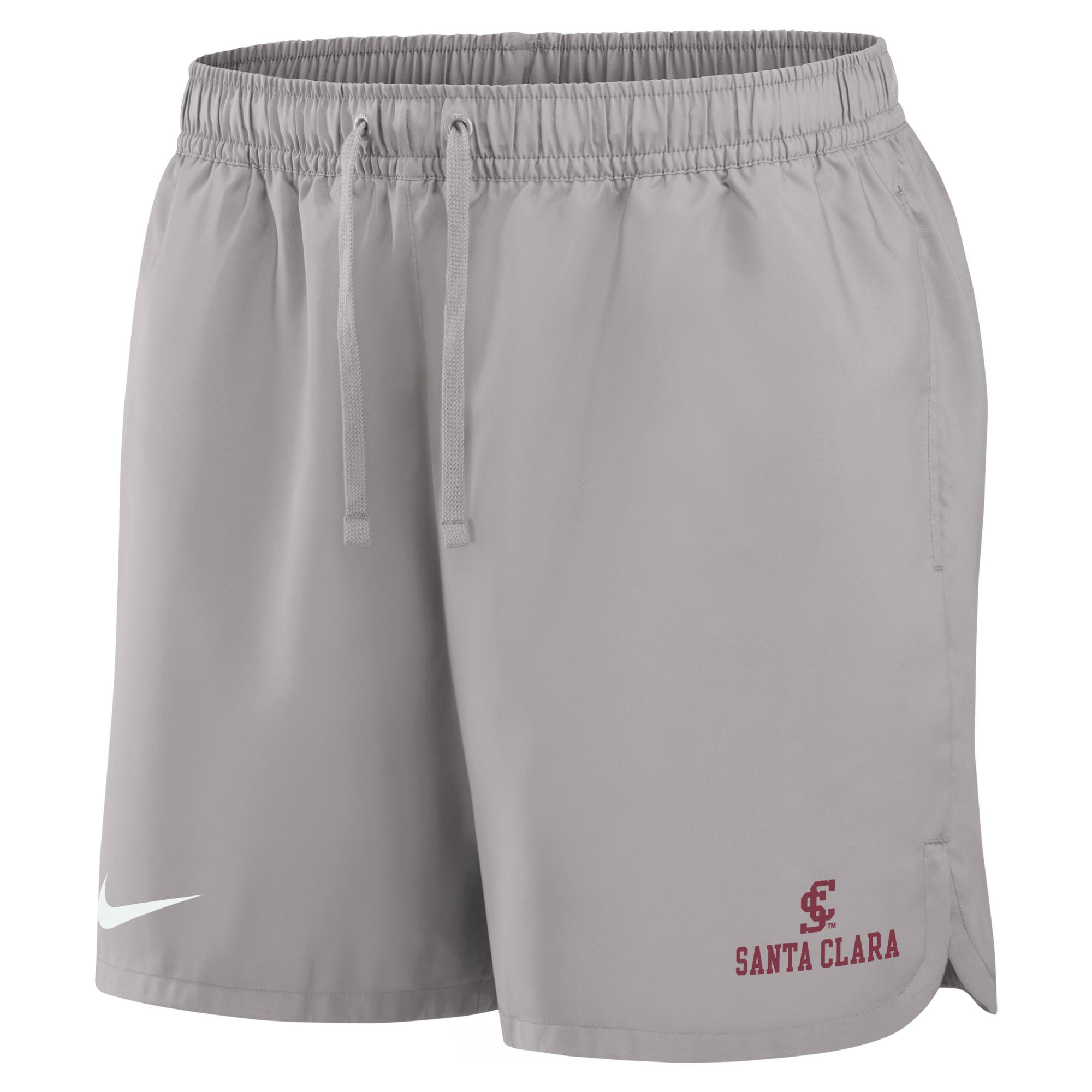 Product image 1 of 1 for Santa Clara Broncos Nike Flow Shorts, SC Logo, Pewter