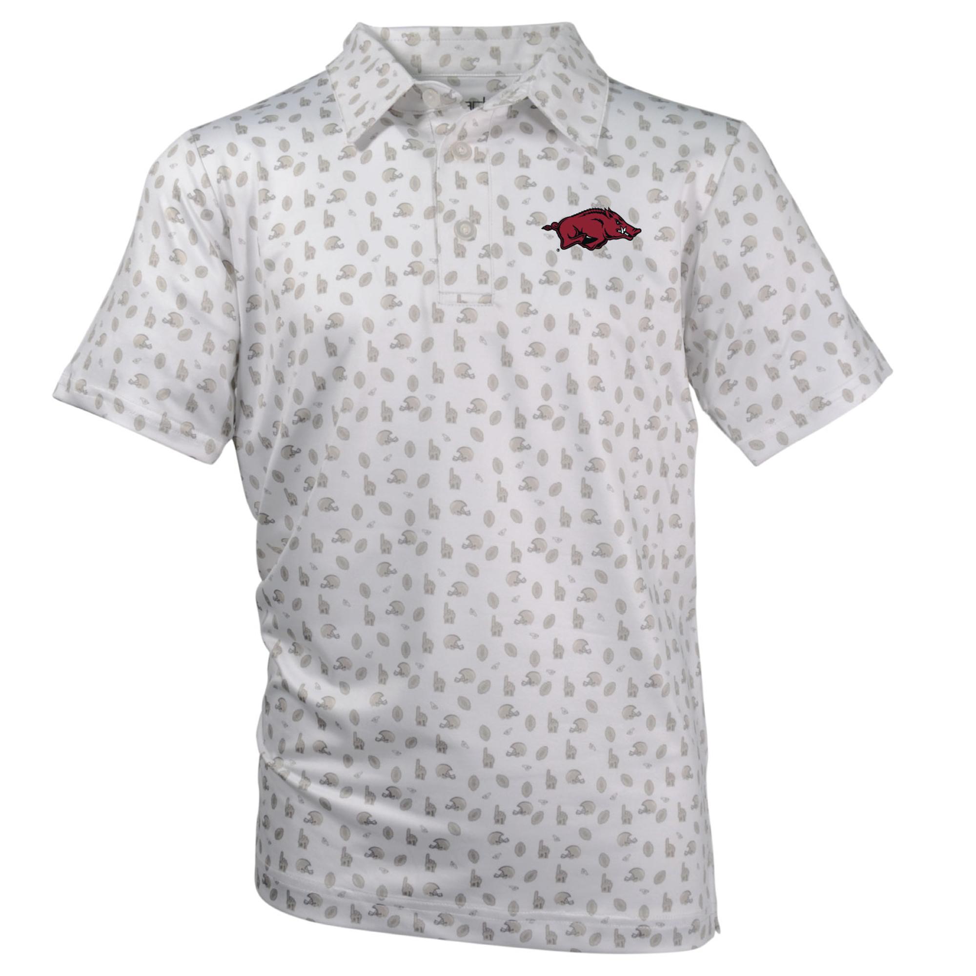 image of: zz Arkansas Razorbacks Peyton Youth Motif Polo