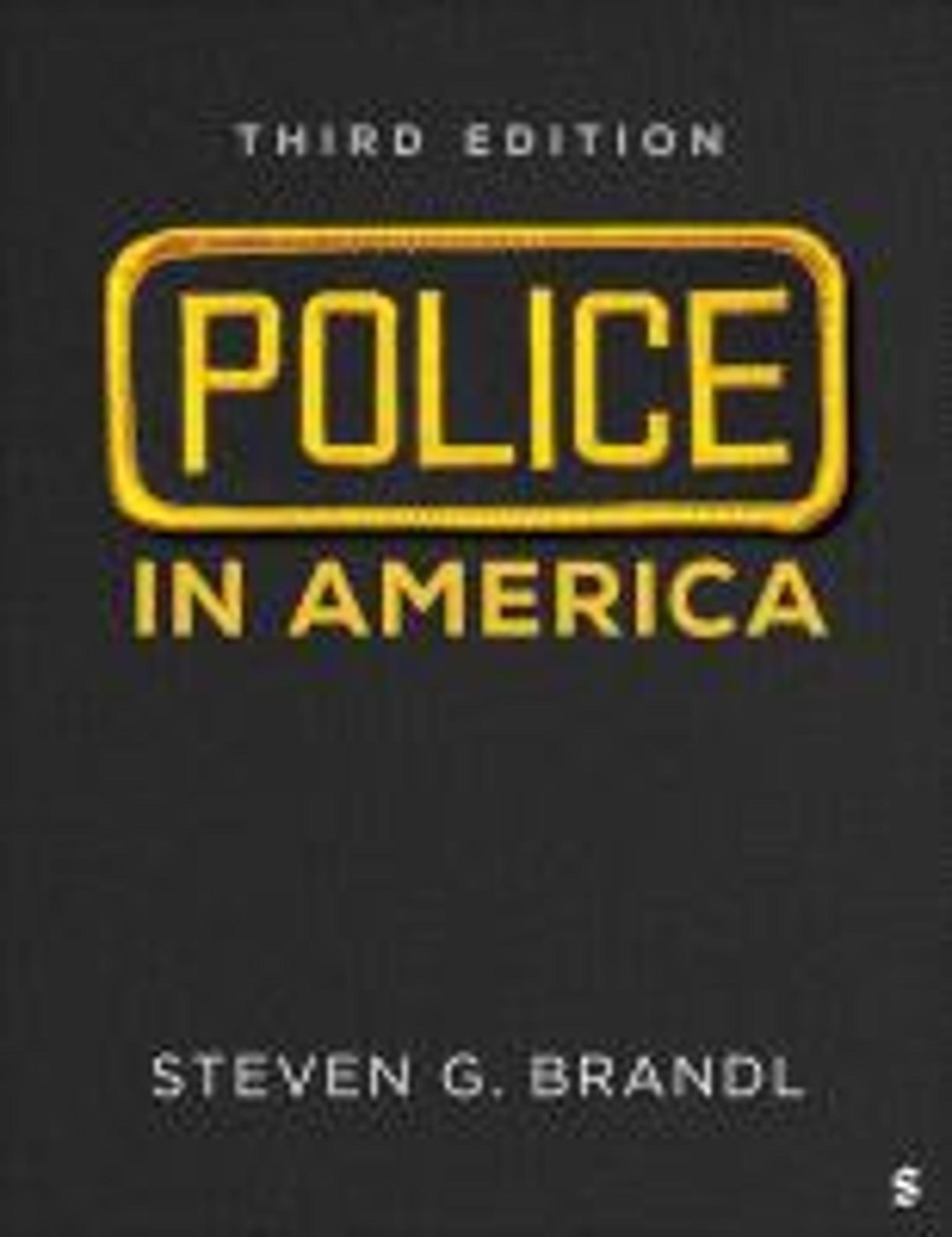 Cover image for POLICE IN AMERICA, 3e (LL)