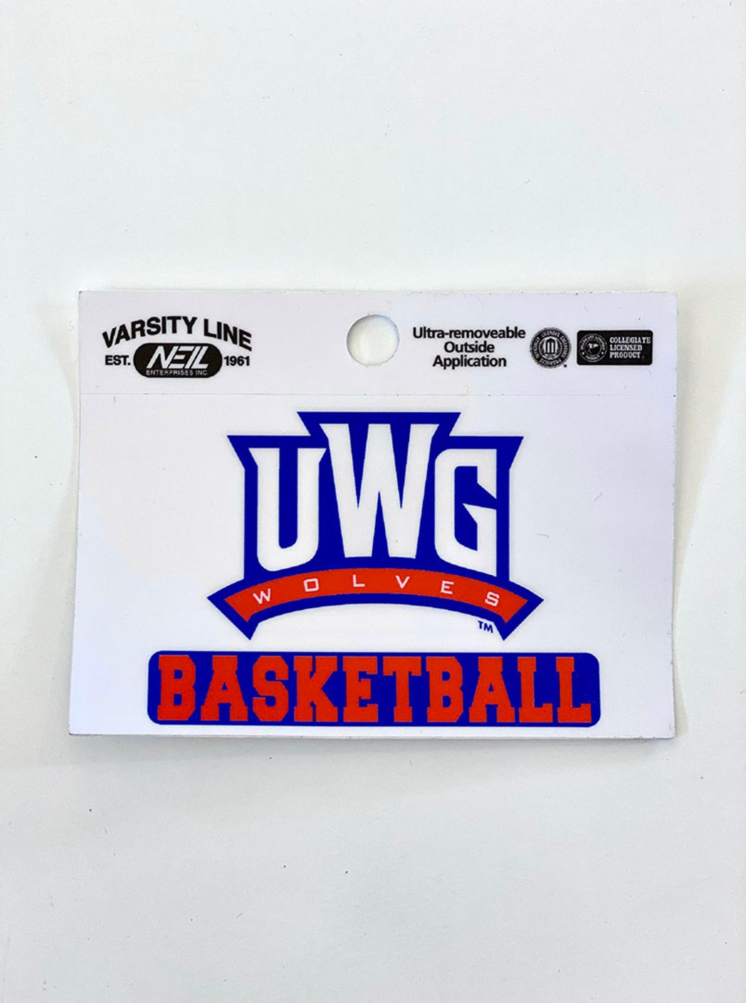 image of: UWG WOLVES - BASKETBALL DECAL