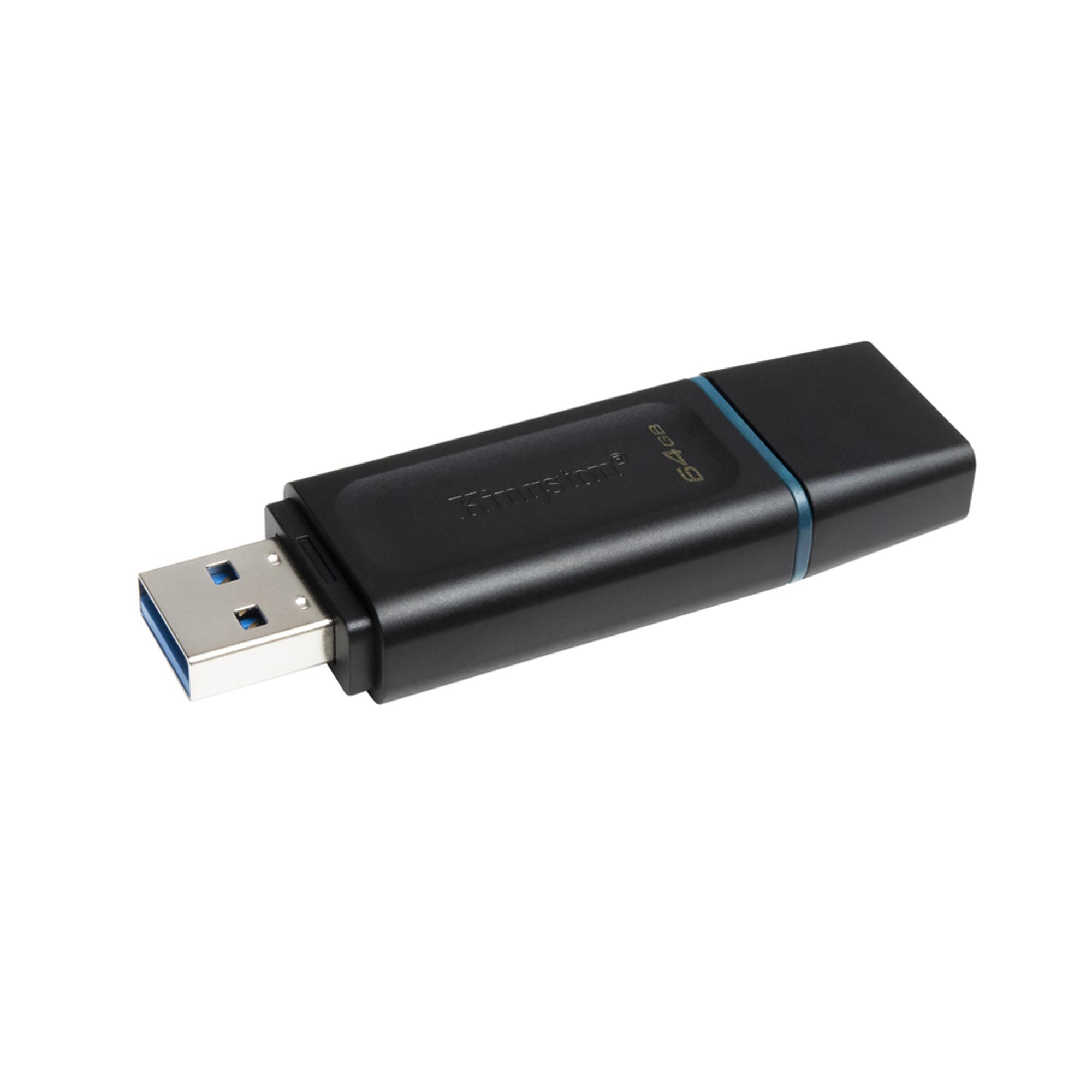 image of: FLASH DRIVE KINGSTON 64GB USB3
