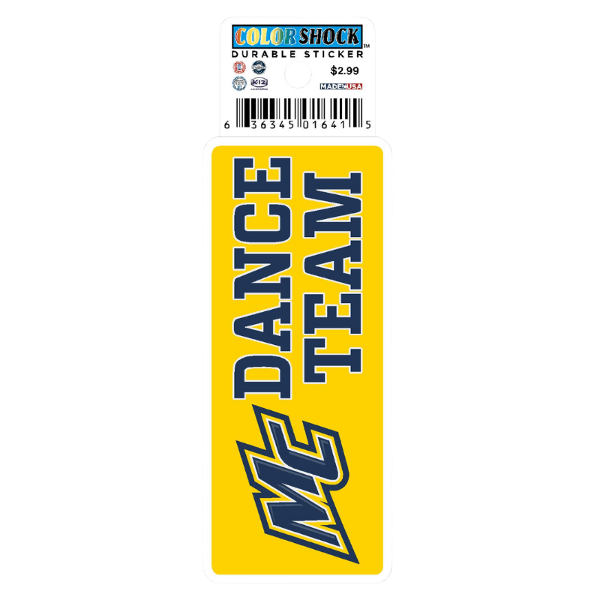 MC Dance Team Textured Stickers; $2.99