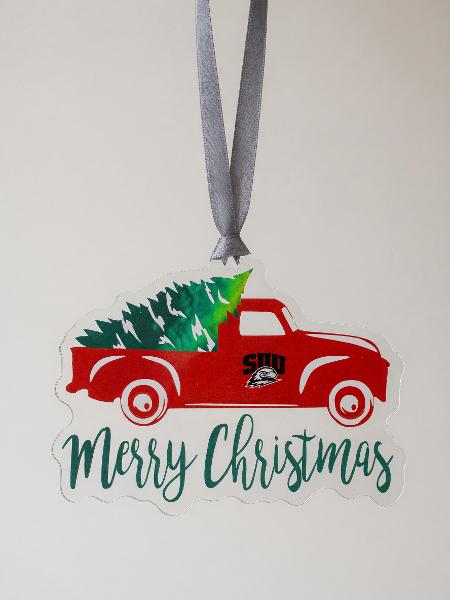 SUU Merry Christmas Truck Ornament; $7.99