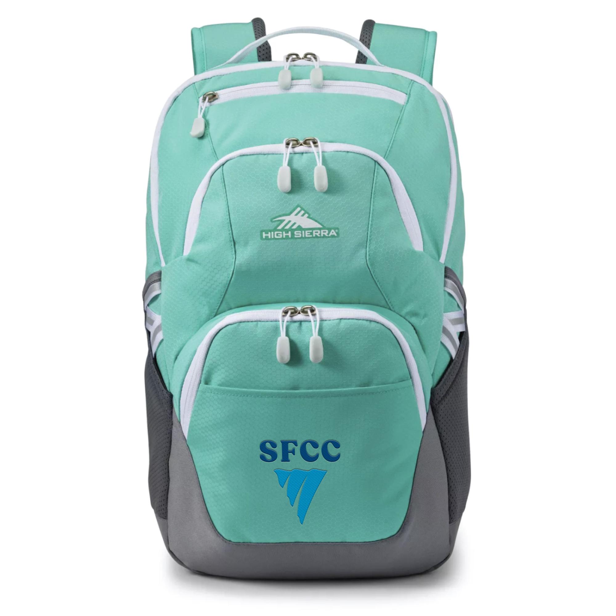 Product image 1 of 1 for SFCC BACKPACK HIGH SIERRA AQUA/WHT