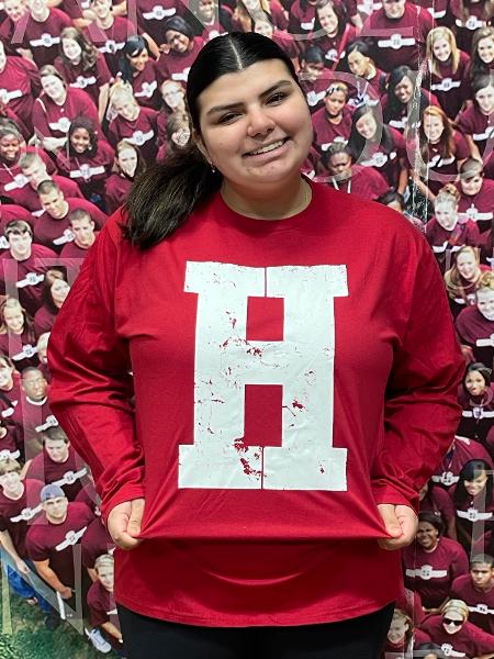H Fan Favorite Long Sleeve Tee; $29.99