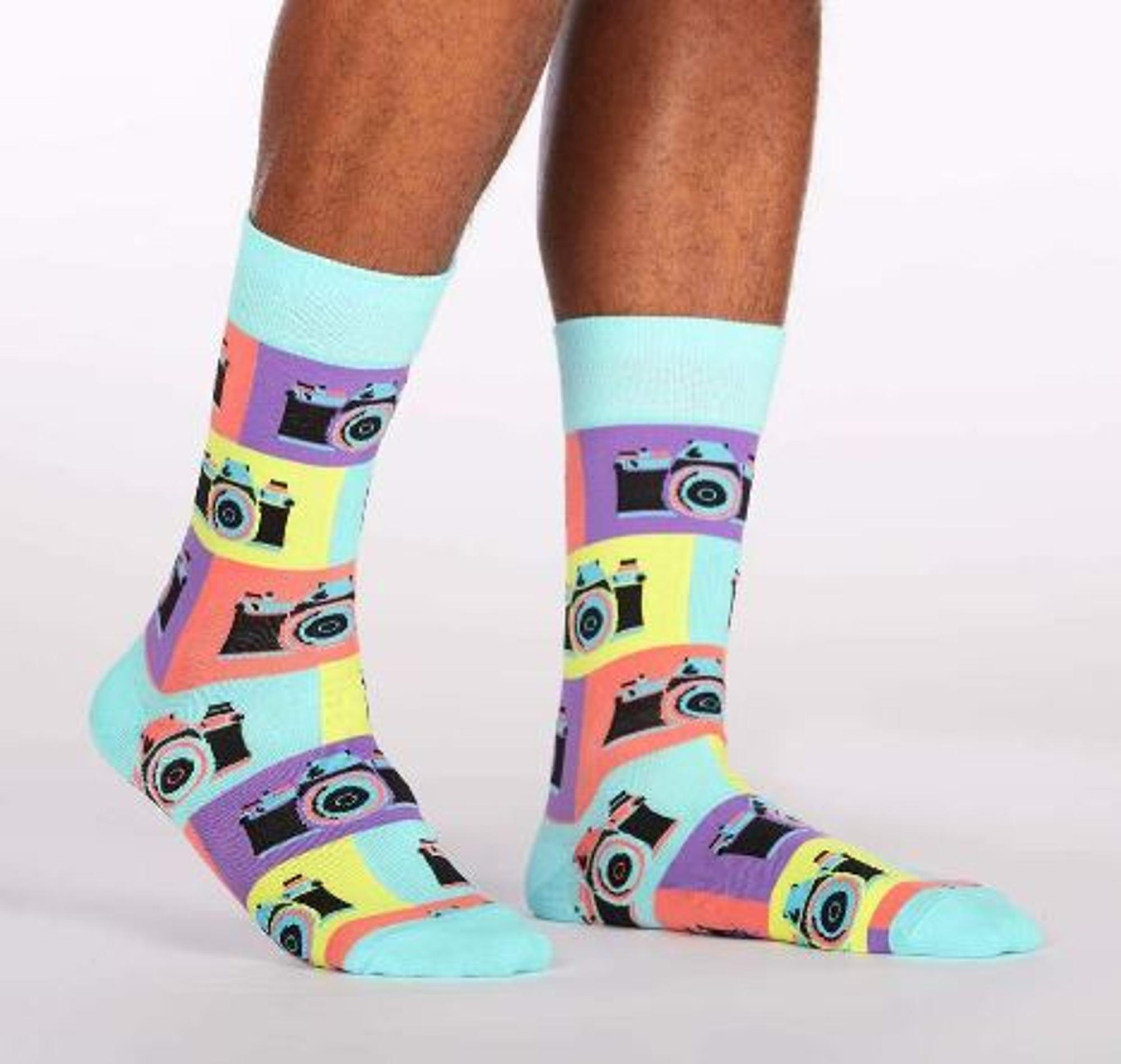 image of: Crew Socks - Large - Say Cheese