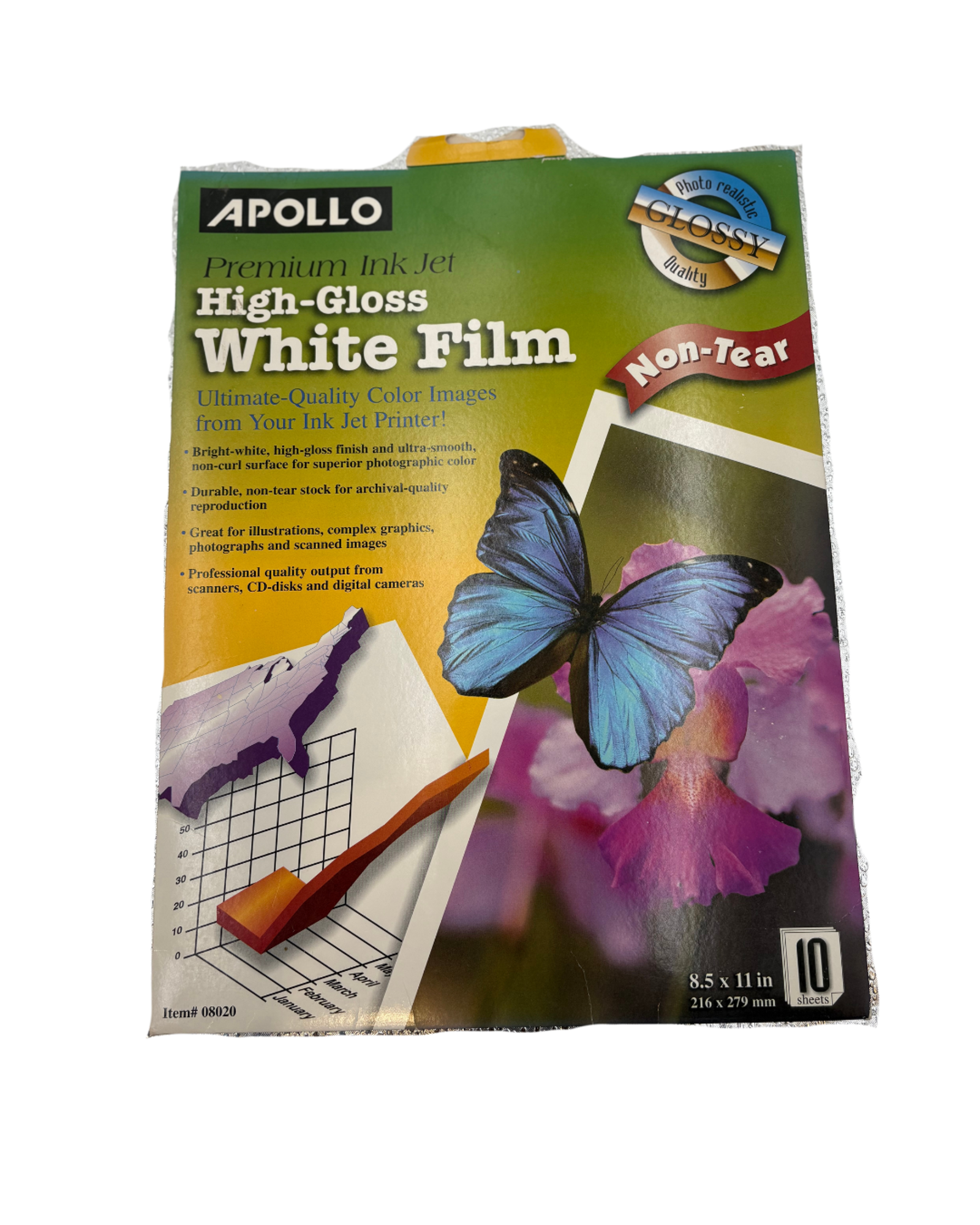 image of: INK JET HIGH GLOSS WHITE FILM