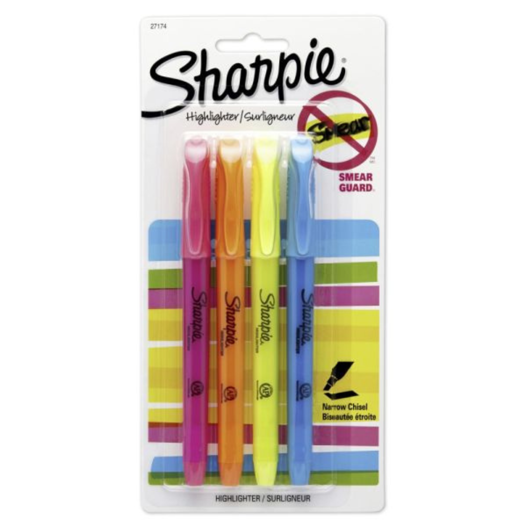 Product image 1 of 1 for HIGHLIGHTER SHARPIE 4 PK